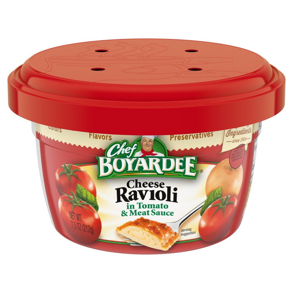 CHEF BOYARDEE Cheese Ravioli in Tomato And Meat Sauce Conagra Foodservice