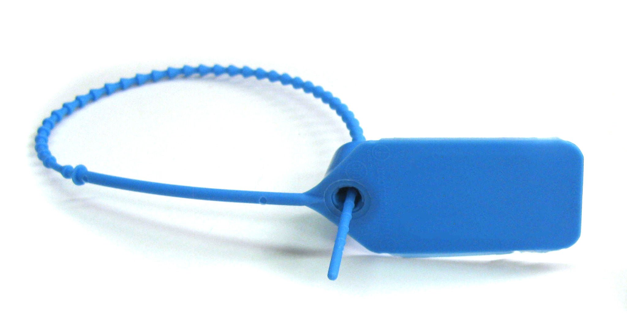 Tamper Evident Seal Pull-Tight Loks UnNumbered Blue Plastic 9 Inch Length