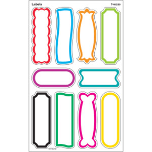 Labels superShapes Stickers-Large, 80 ct