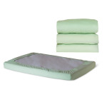 Foundations SafeFit&trade; Elastic Fitted Sheet, Compact-Size, Mint FNDFSNFMT06