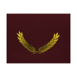Hayes Publishing Gold Foil Stamped Maroon Certificate Folders, 10" x 13", Pack of 30 H-VA344