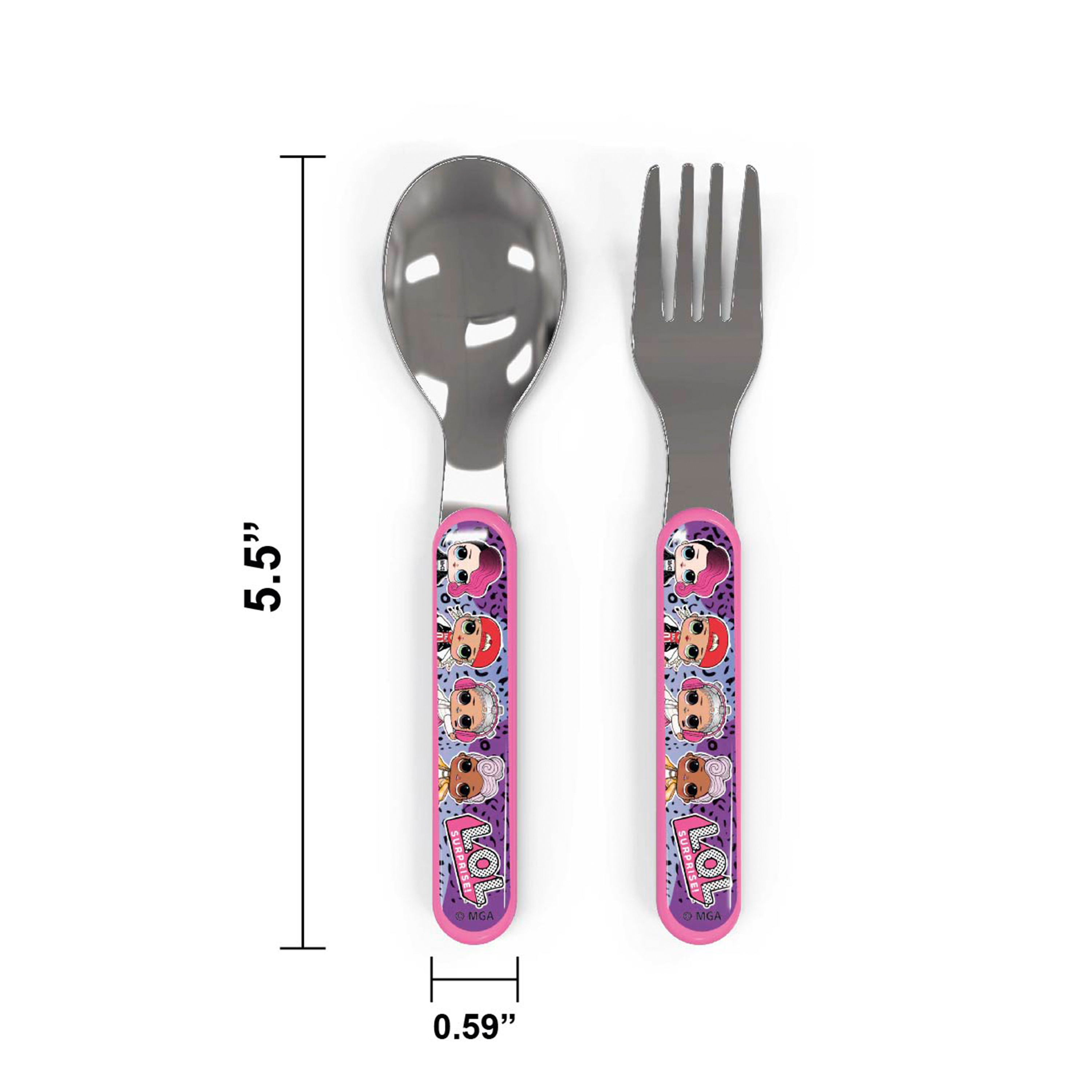 LOL Surprise Dinnerware Set, We Run the World, 5-piece set slideshow image 4 LOL Surprise Dinnerware Set, We Run the World, 5-piece set slideshow image 4