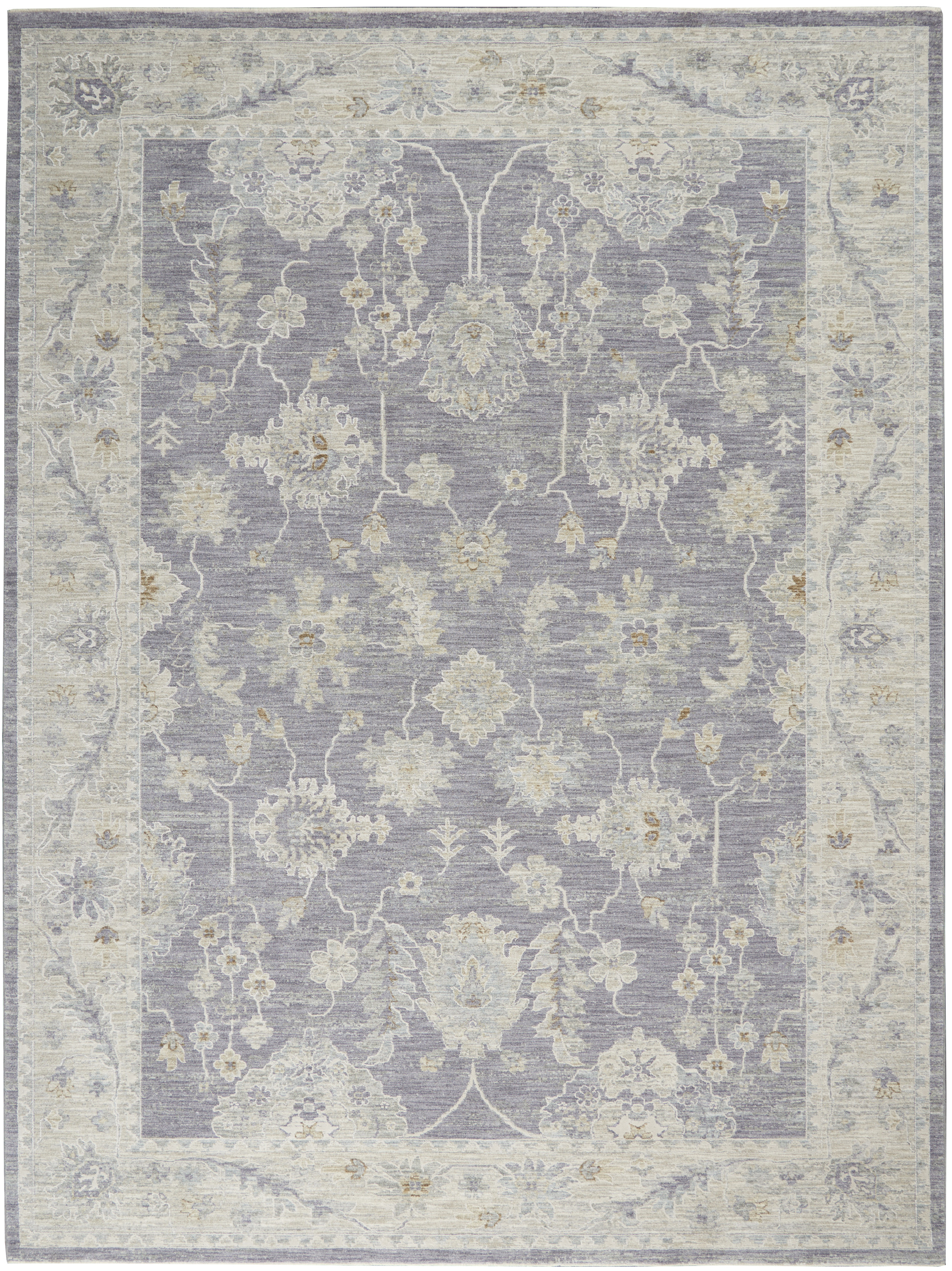 Nourison Infinite 9'3" x 12'7" Charcoal Vintage Indoor Rug