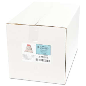 Boardwalk, Super Loop Synthetic Looped-End Wet Mop Head with 5" Headband, Large, White