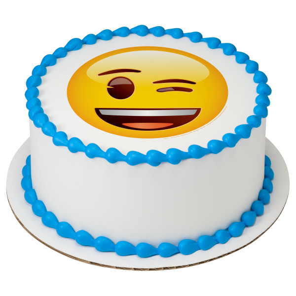 emoji™ Winking PhotoCake® Edible Image®