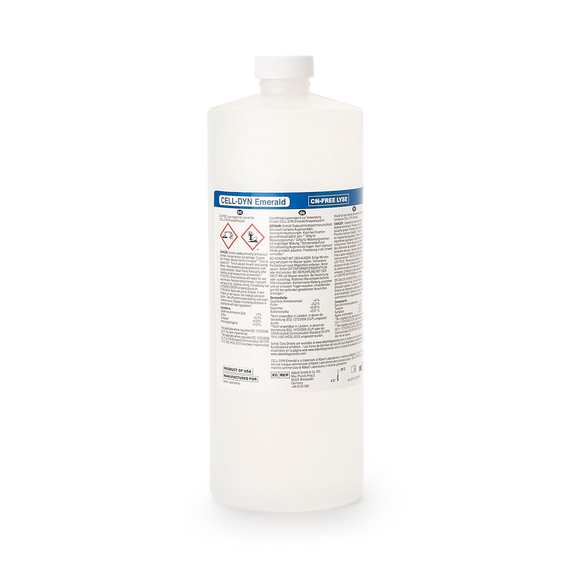 Cell-Dyn® Reagent for use with Cell-Dyn Emerald Analyzer, Lyse test