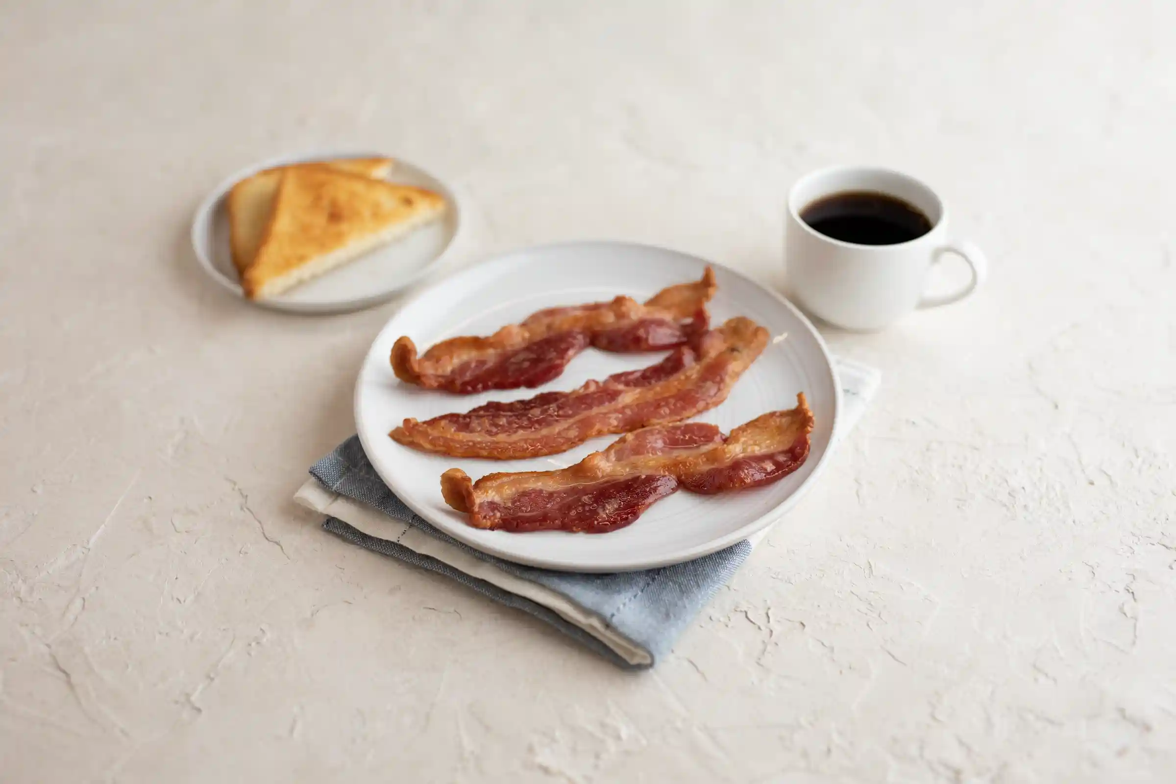 Wright® Brand Naturally Hickory Smoked Thick Sliced Bacon, Bulk, 15 Lbs, 10-14 Slices per Pound, Frozen_image_1