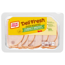Oscar Mayer Deli Fresh Oven Roasted Turkey Breast, for a Low Carb Lifestyle, 9 oz Tray