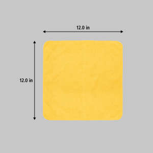 Rubbermaid Commercial, HYGEN, r-40 Recycled Microfiber Cloth, 16"x16", Yellow