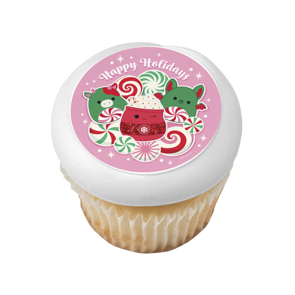 Squishmallows Holiday Squad PhotoCake® Edible Image®