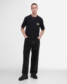 Barbour International x Saturdays NYC Graphic T-Shirt Classic Black