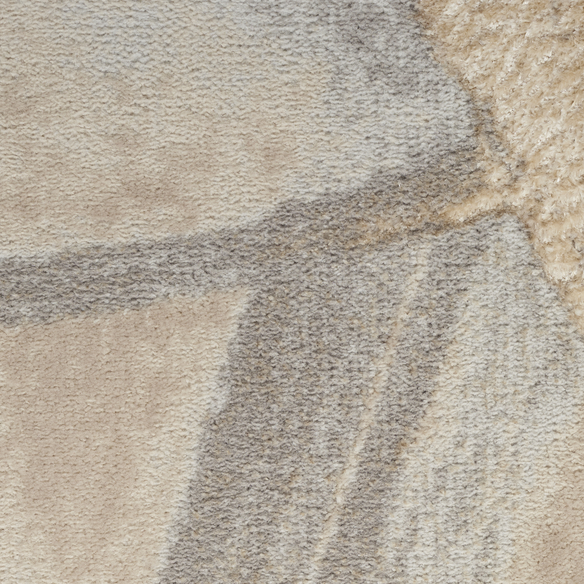 Nourison Splash 12' x 15' Beige Grey Modern Indoor Rug