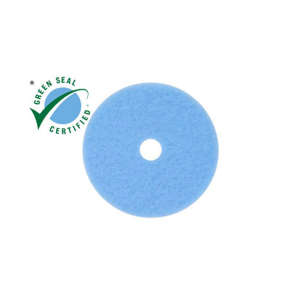 3M,  Hi-Performance Burnish 3050 Round Floor Pad, 20", Sky Blue
