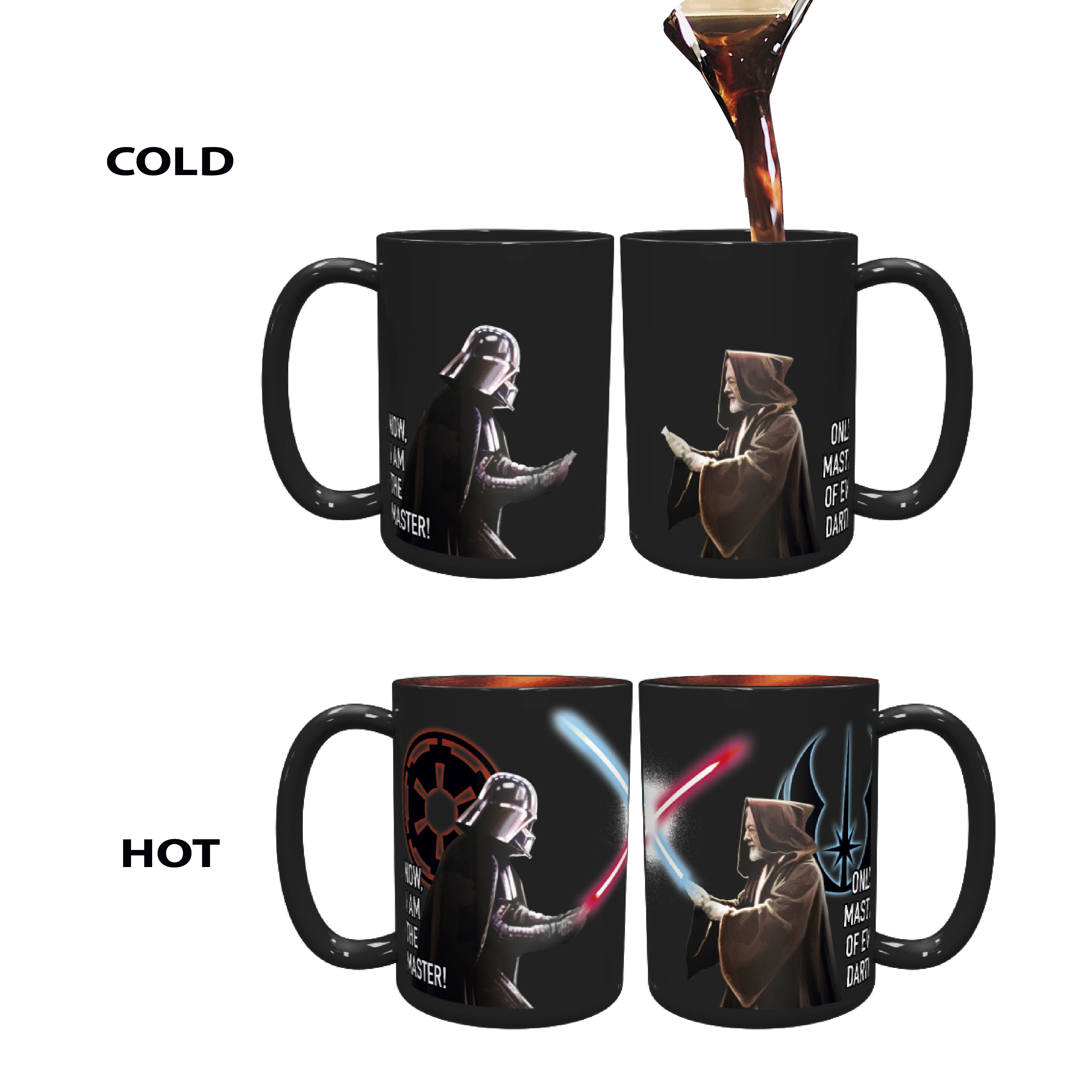 Star Wars 15 ounce Coffee Mug and Spoon, Darth Vader & Obi-Wan Kenobi slideshow image 5 Star Wars 15 ounce Coffee Mug and Spoon, Darth Vader & Obi-Wan Kenobi slideshow image 5
