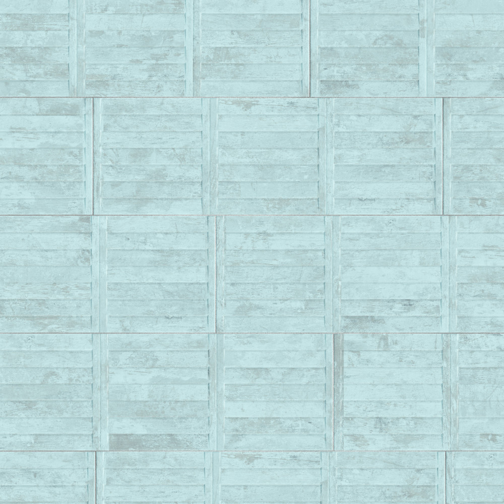 Habanera Decor Azul 11-7/8 in. x 35-1/2 in. Ceramic Wall Tile
