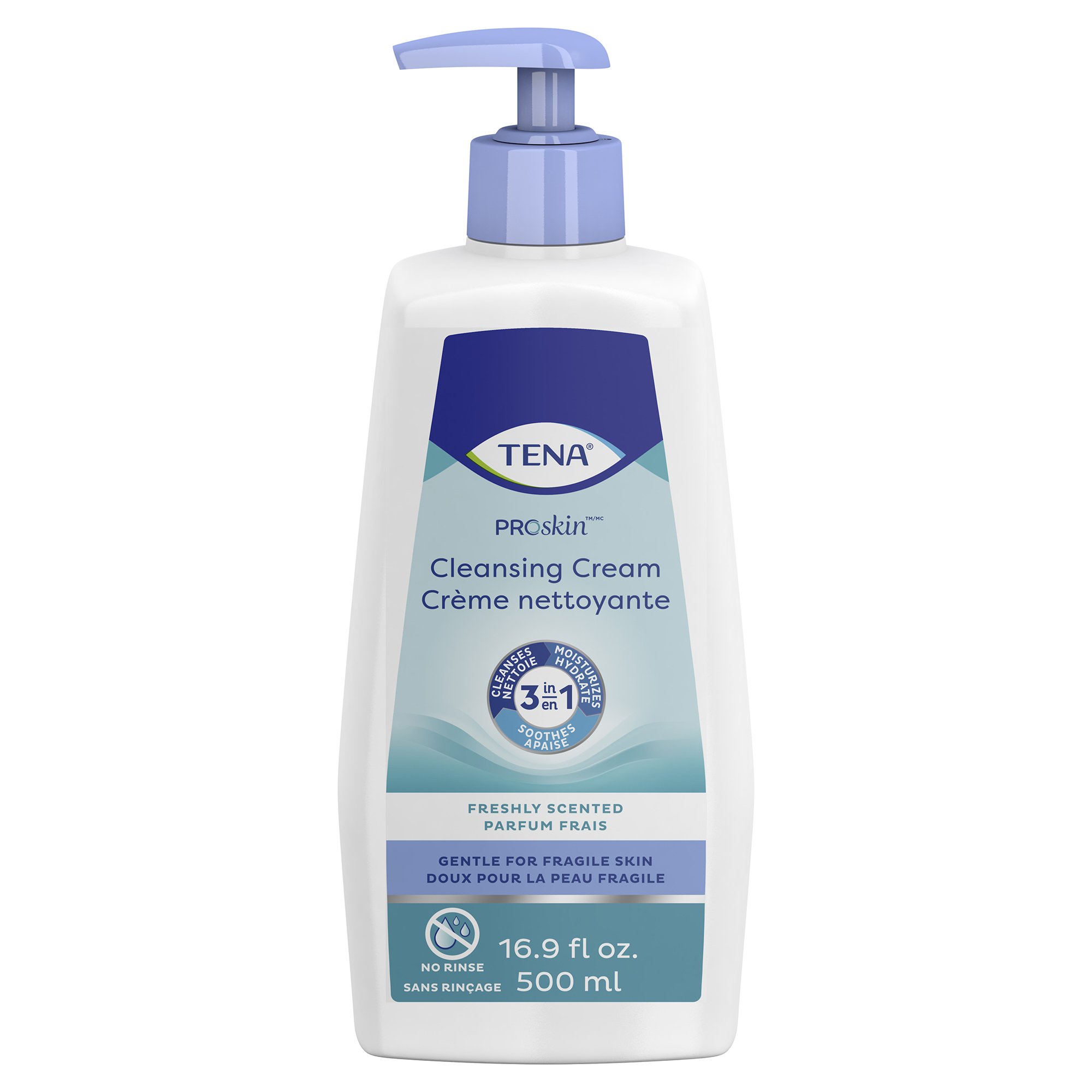 Tena Body Wash Cleansing Cream, Alcohol-Free, three-in-one formula MK 931629