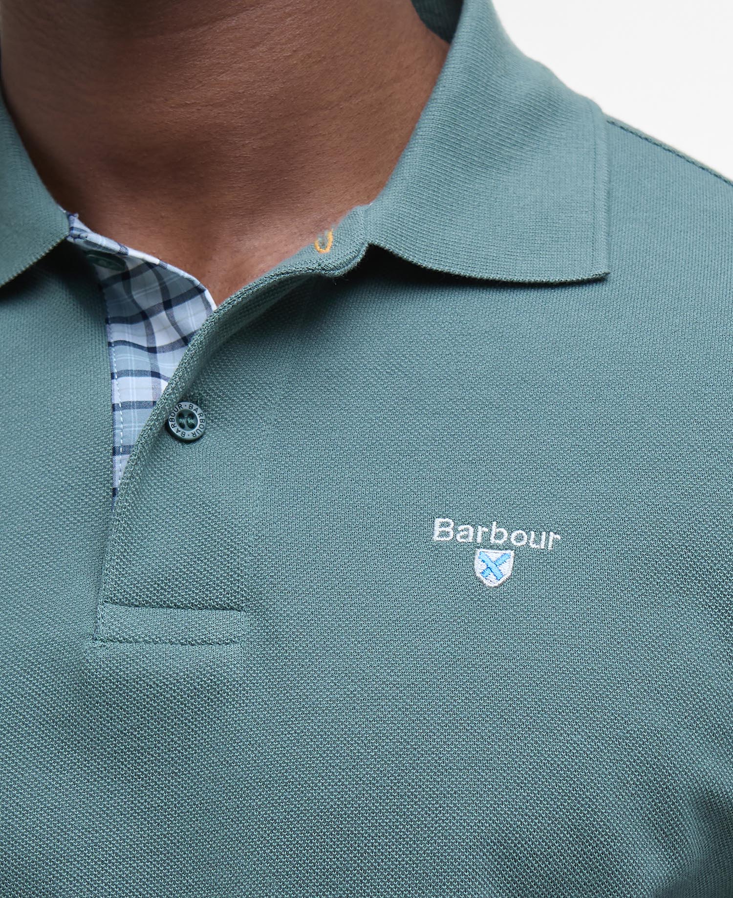 Tartan Pique Polo Shirt image number 4