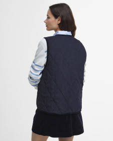 Cecily Gilet Dark Navy/Sky Dress Tartan
