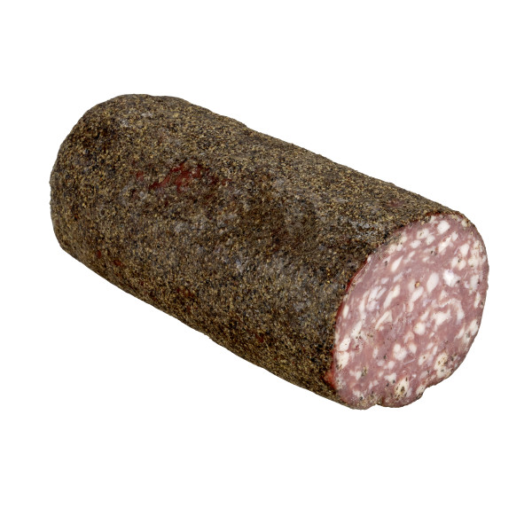 COLUMBUS(r) Peppered Salame 2/3lb . C1C0 - Front Center Out of Package (Hi Res)