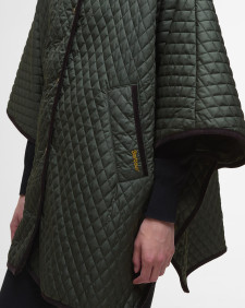 Oakham Quilted Cape Olive