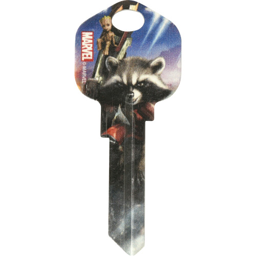 Marvel's Rocket and Groot Kwikset 66/97 KW1/10 Key Blank