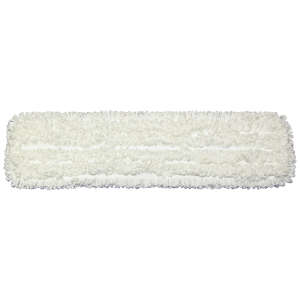 Hillyard, Trident®, Wave Premium Loop Microfiber Pocket Finish Mop, 24"W, White