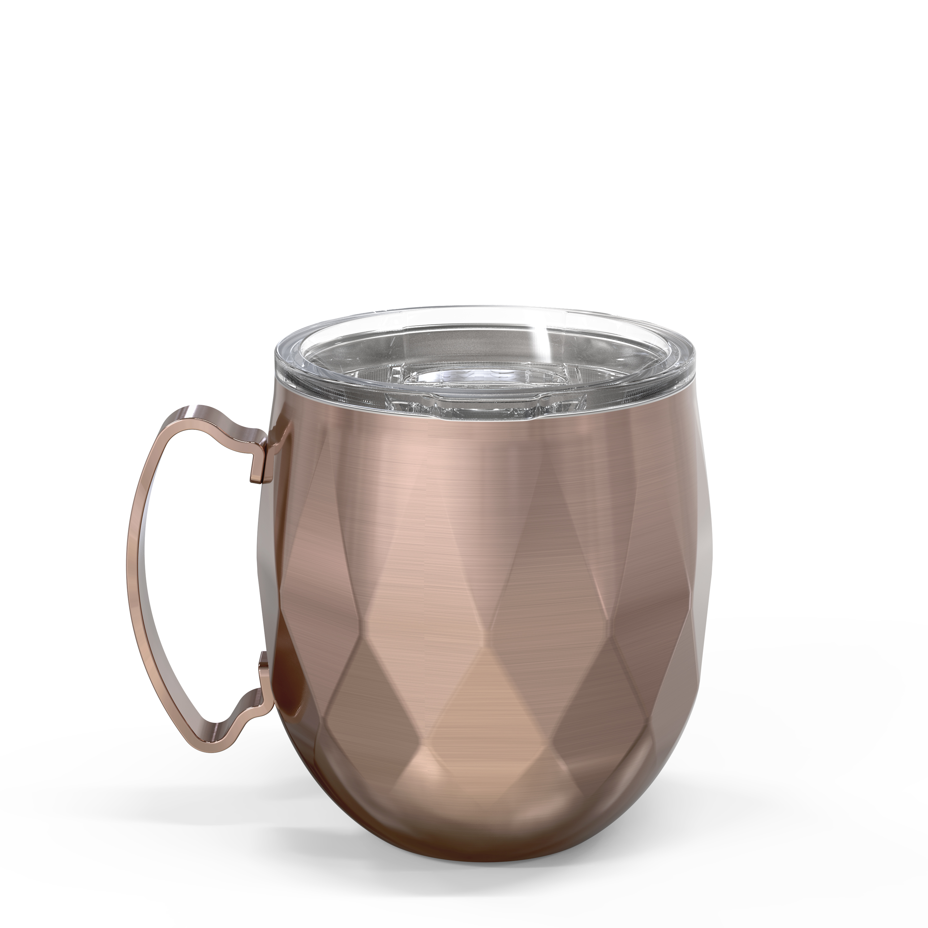 Fractal 19 ounce Vacuum Insulated Stainless Steel Tumbler, Rose Gold