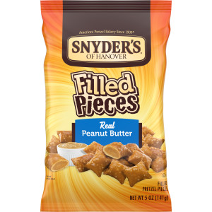 Snyder’s of Hanover, Peanut Butter Filled Pretzel Pieces, 5 Oz
