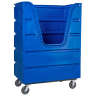 R&B Wire, Utility Cart, 48 cu ft, Black