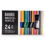Liquitex BASICS Acrylic Paint Best Seller Colors 22 mL Tubes Set of 24