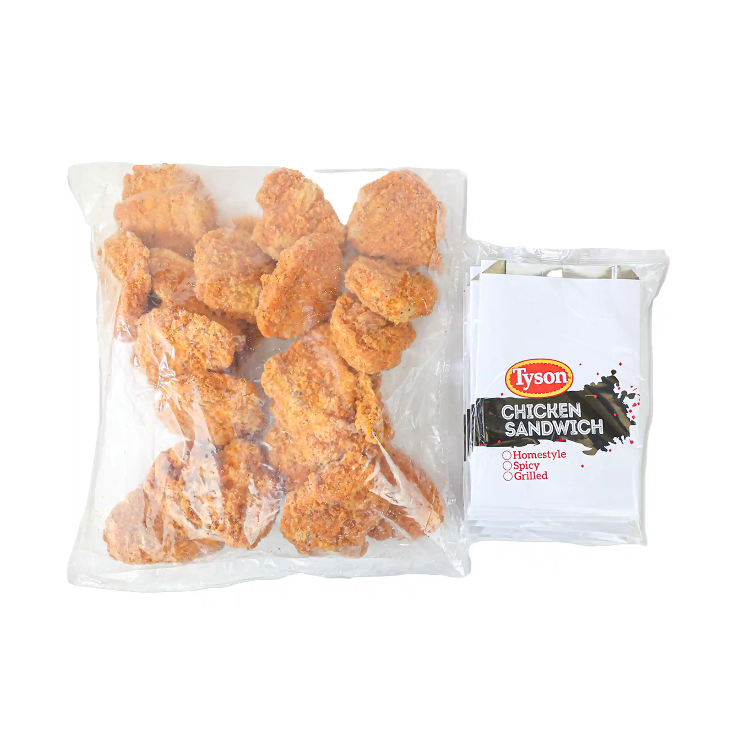 Tyson® To Go Fully Cooked Hot & Spicy Chicken Breast Filet Fritters, 4 oz._image_3
