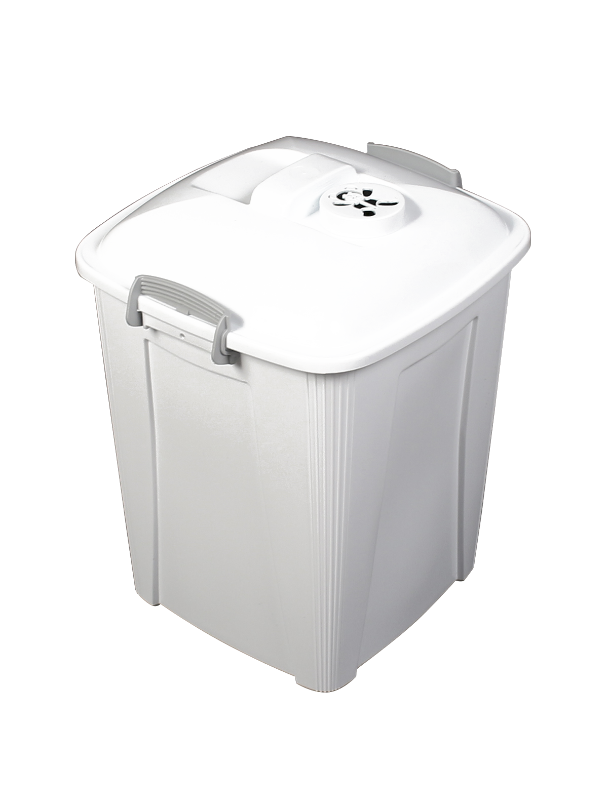 DIAPER PAIL – Single – Unit – 7 G – Vented Lift – White