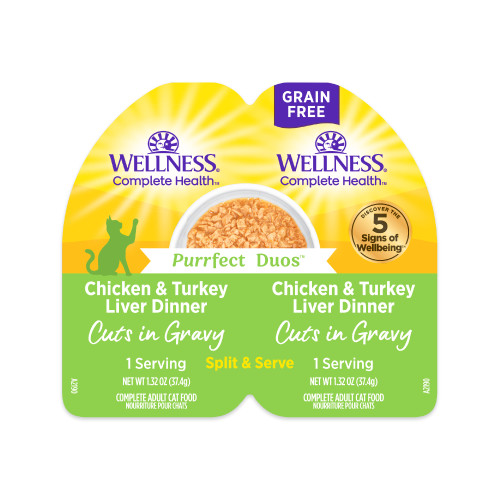 Wellness Complete Health Purrfect Duos Chicken & Turkey Liver Product