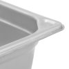 Half-size 4-inch-deep Super Pan® heavy-duty stainless steel transport pan