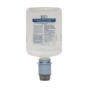 Georgia Pacific, Pacific Blue Ultra, Automated Touchless Dye and Fragrance Free Foam Soap,  1200 mL Cartridge