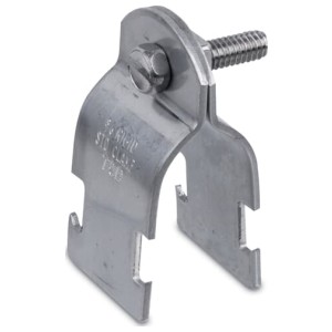 Superstrut, 700 Series, Pipe Strap, Steel, Electro-Galvanized, 14 ga., 1-1/4 in.