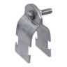 Superstrut, 700 Series, Pipe Strap, Steel, Electro-Galvanized, 14 ga., 1-1/4 in.