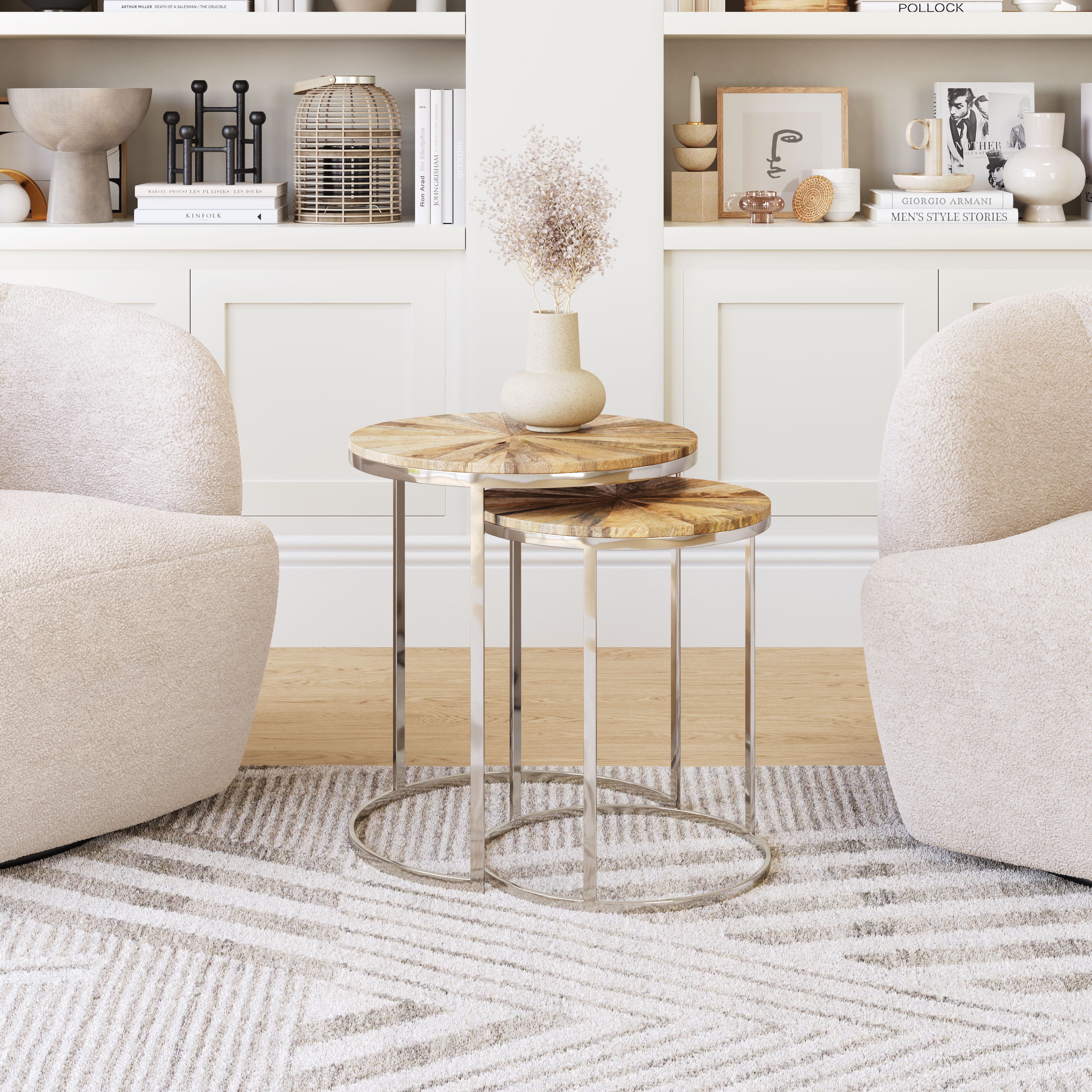 Bari Nesting Table Set (2-Piece) Natural product image
