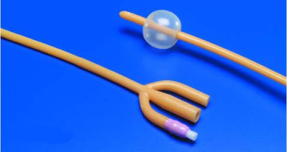 Dover™ Foley Catheter, 20 Fr., 30 cc, Three Way, Standard