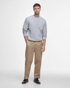 Pique Interlock Sweatshirt Grey Marl