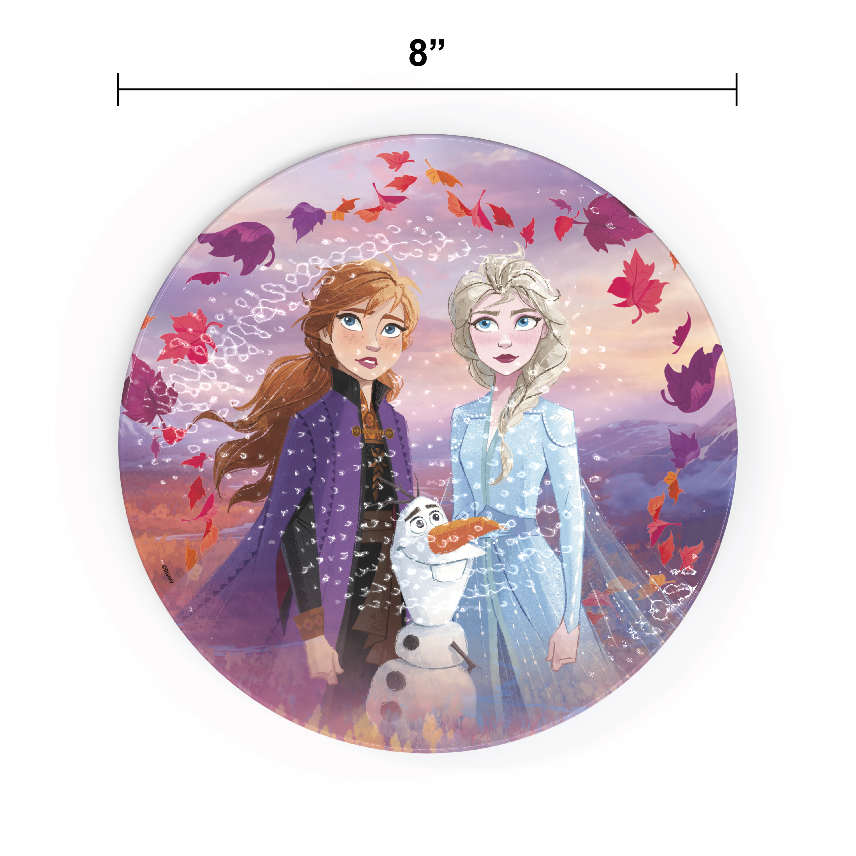 Disney Frozen 2 Movie Kids Plate and Bowl Set, Anna, Elsa & Olaf, 4-piece set slideshow image 5