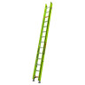 HyperLite Extension Ladder with Ground Cue Fiberglass 28 ft. Type IAA-375 lbs. Rated