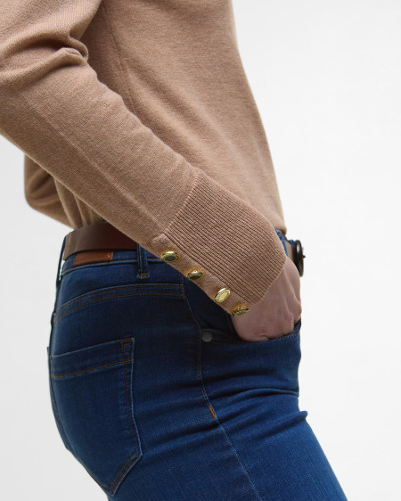 Maglione Corbridge a collo alto con risvolto