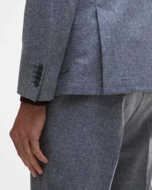 Blazer a quadri Kensington Navy