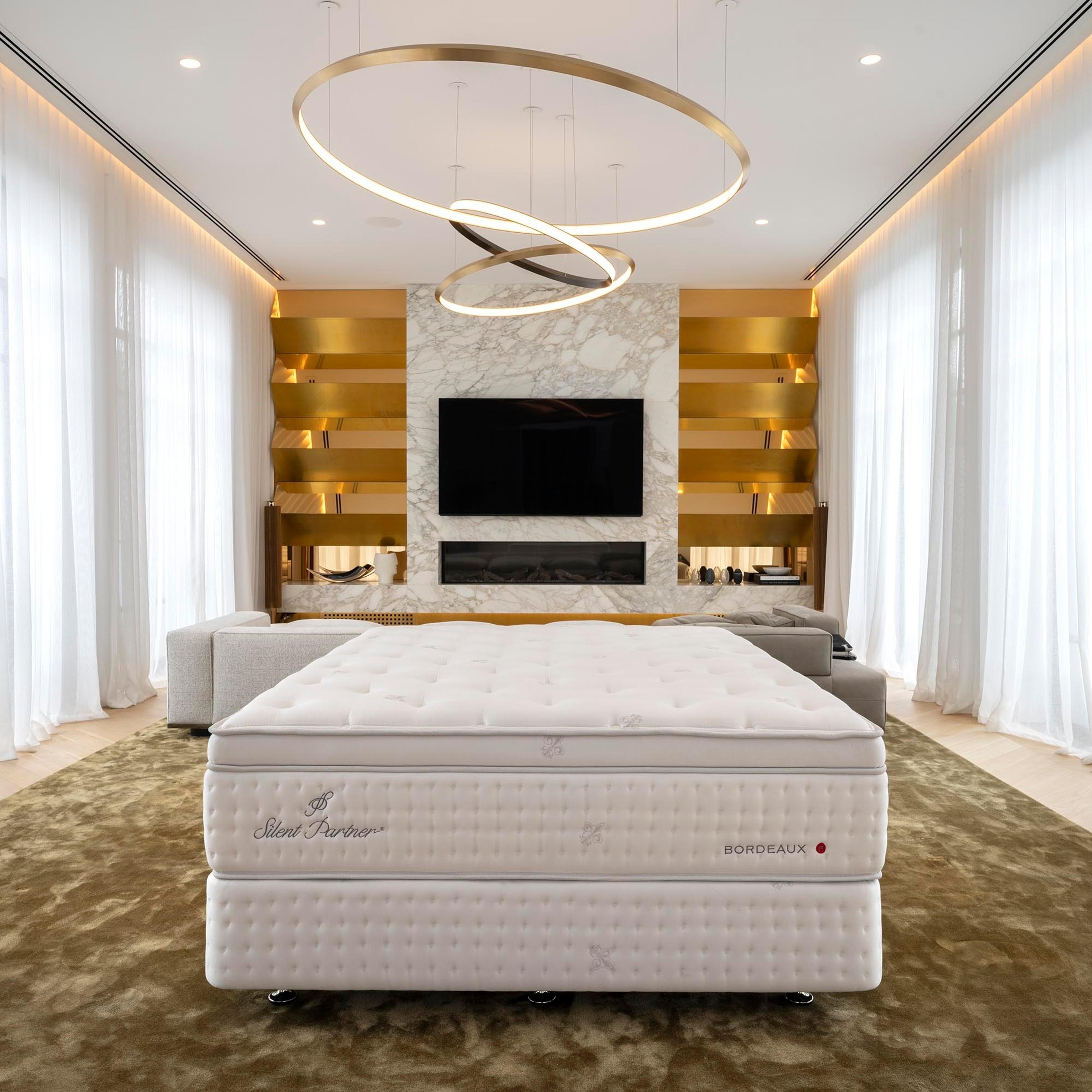 Lifestyle image of the  Silent Partner Bordeaux Mattress, Firm from Forty Winks