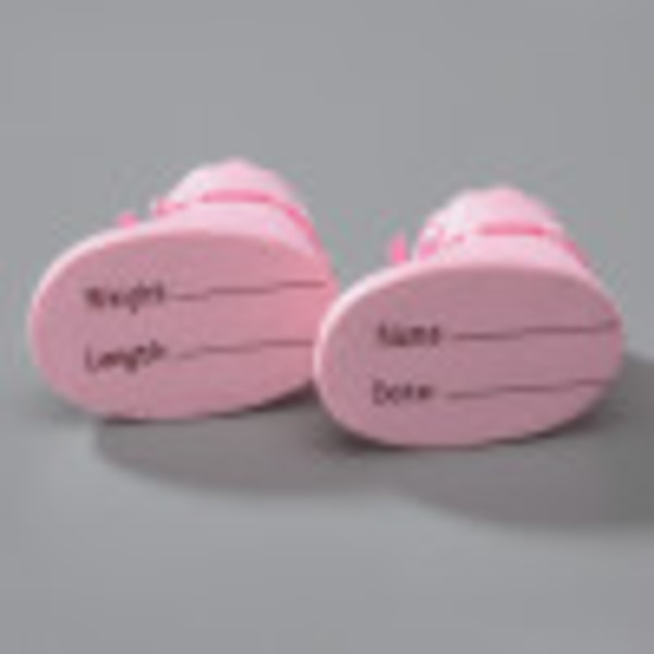 Pink Baby Booties DecoSet® DecoPac