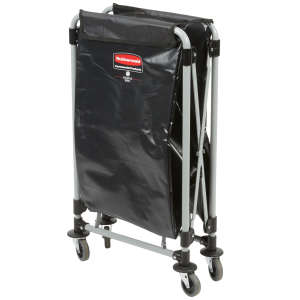 Rubbermaid Commercial, Executive Series, Executive Series™, Collapsible X Cart Replacement Bag, 4 Bushels, Black