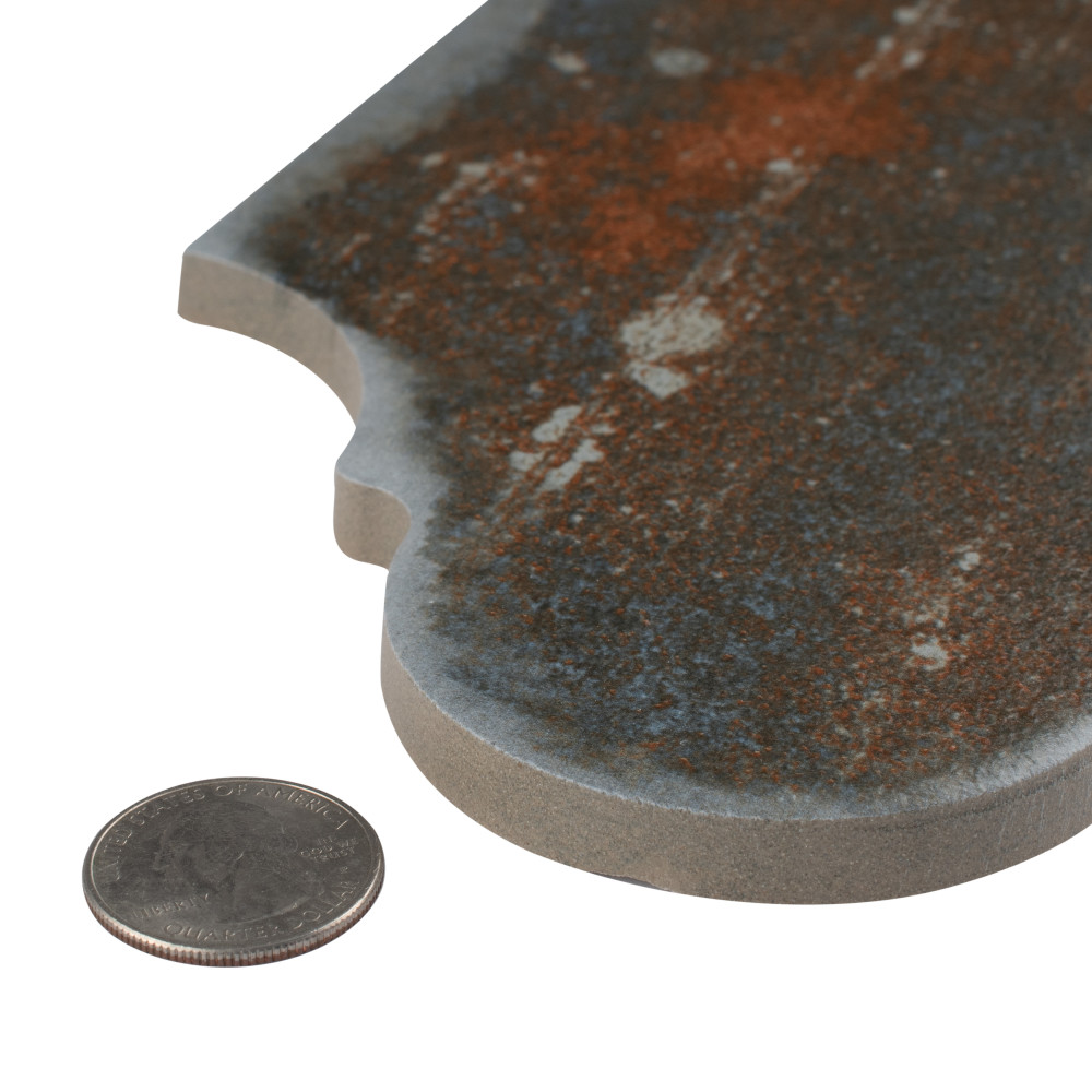 Dorne Provenzal Mix 6-1/4 in. x 12-3/4 in. Porcelain Floor and Wall Tile