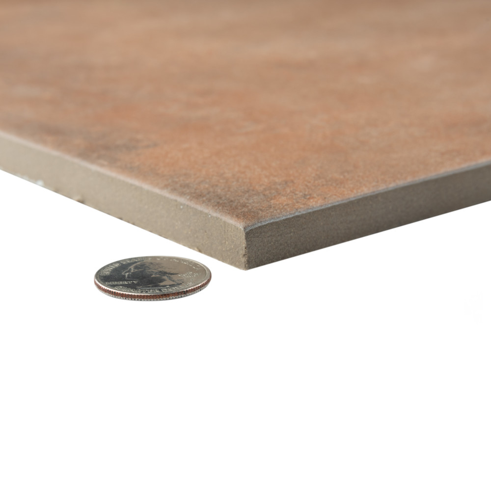 Argile Treillis Ferrara with Bianco Arrow 20-1/2 in. x 20-1/2 in. Porcelain Floor and Wall Tile
