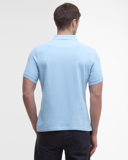 Sports Short-Sleeved Polo Shirt Sky